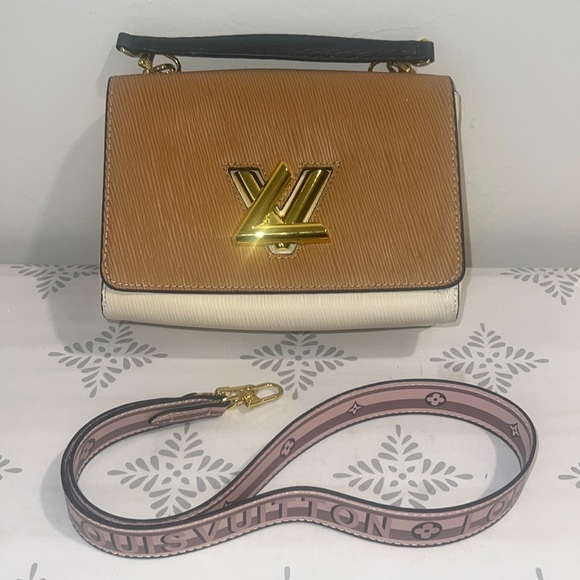 Trèsor Mirelle Handbags - LV Two-Tone Mini Top Handle Bag in Tan and Cream bought here-final sale